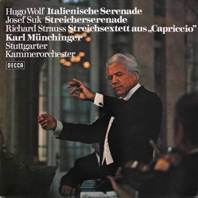 ミュンヒンガーのヴォルフ/「イタリアのセレナーデ」ほか　独DECCA　3310　LP レコード