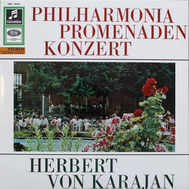 カラヤンの「プロムナード・コンサート」 　 独Columbia　3310　LP レコード