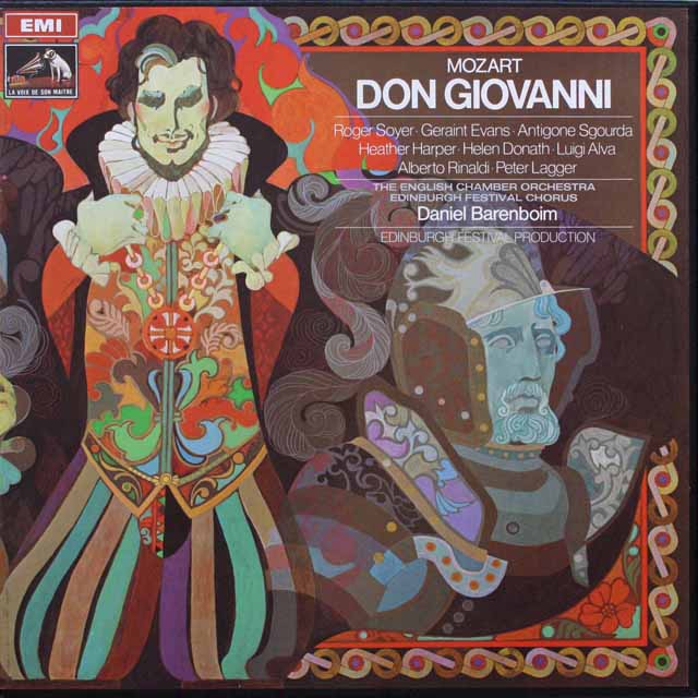 バレンボイムのモーツァルト/「ドン・ジョヴァンニ」全曲　仏EMI　3816　LP レコード