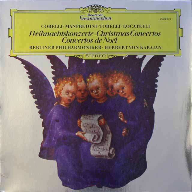 カラヤンのクリスマス協奏曲集　独DGG　3613　LP レコード