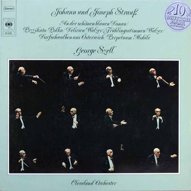 セルのJ.シュトラウス親子/ポルカ・ワルツ集　独CBS　  2545　LP レコード
