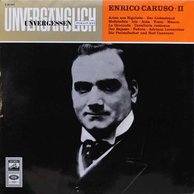 カルーソーのオペラアリア集2　独EMI　  2545　LP レコード