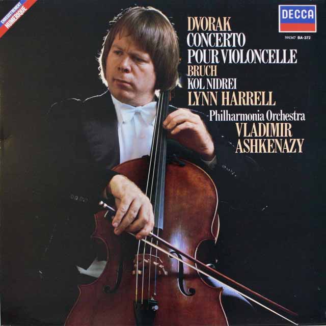 ハレルのドヴォルザーク/チェロ協奏曲　仏DECCA　3818　LP レコード