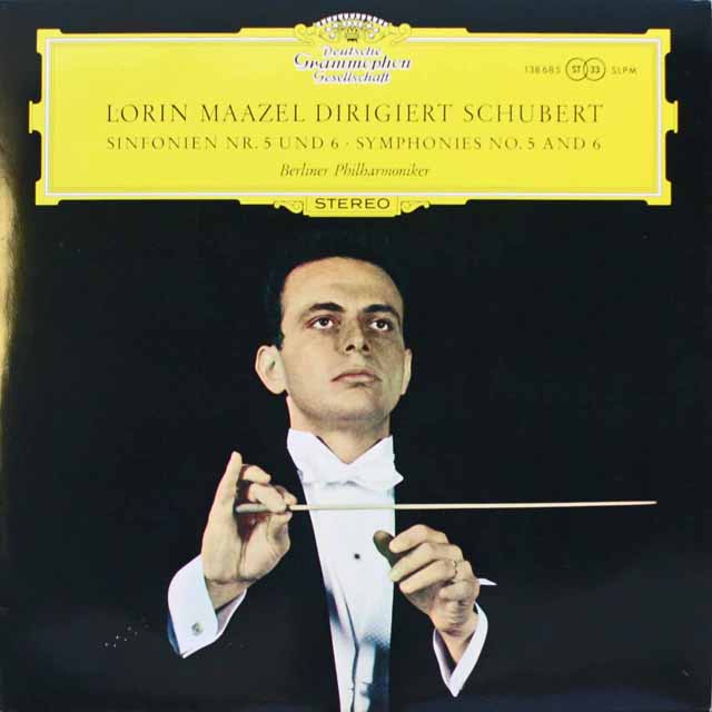 マゼールのシューベルト/交響曲第5、6番　独DGG　3314　LP レコード