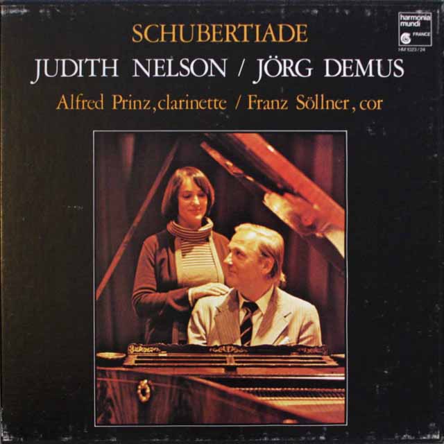 ネルソン、デームスの「シューベルティアーデ」　仏HM　3693　LP レコード