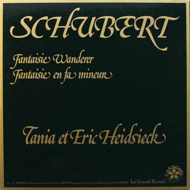 ハイドシェックのシューベルト/「さすらい人幻想曲」ほか 仏CASSIOPE   2544　LP レコード