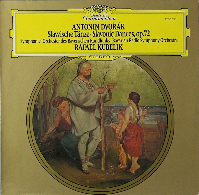 クーベリックのドヴォルザーク/スラヴ舞曲集作品72　独DGG　3521　LP レコード