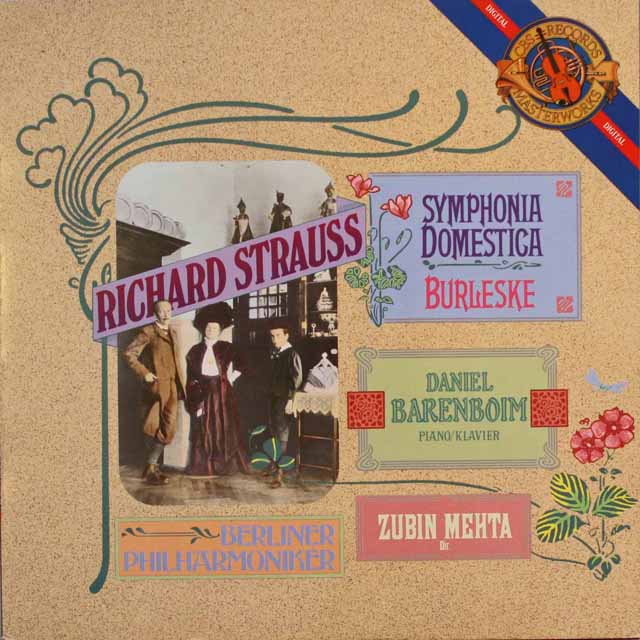 メータのR.シュトラウス/「家庭交響曲」　蘭CBS　3313　LP レコード
