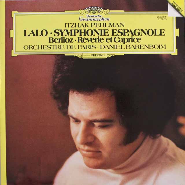 パールマン、バレンボイムのラロ/スペイン交響曲ほか　独DGG　3693　LP レコード