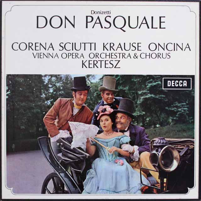ケルテスのドニゼッティ/「ドン・パスクヮーレ」　英DECCA　3315　LP レコード