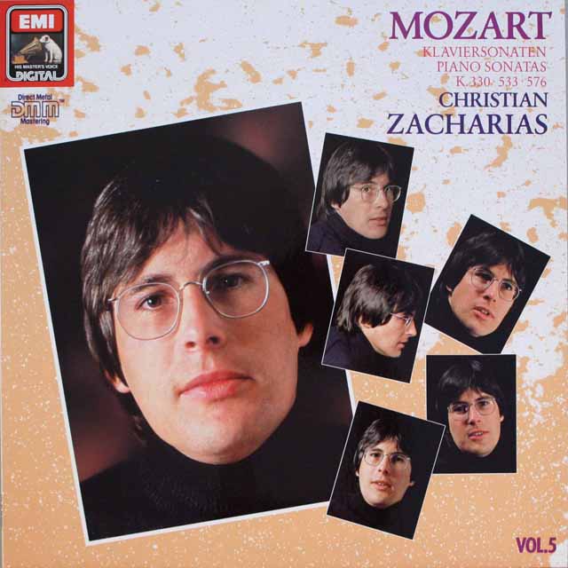 ツァハリアスのモーツァルト/ソナタ集（5） 　独EMI　  2551　LP レコード