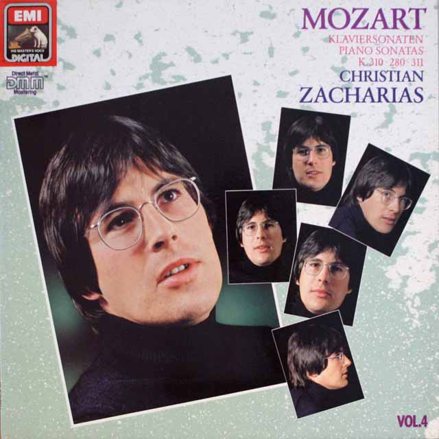ツァハリアスのモーツァルト/ソナタ集(4)　独EMI　3689　LP レコード