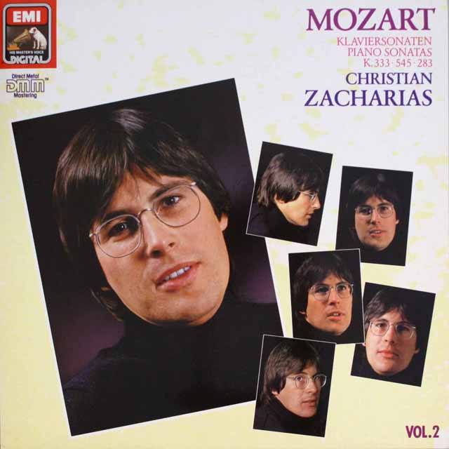 ツァハリアスのモーツァルト/ソナタ集(2)　独EMI　3689　LP レコード