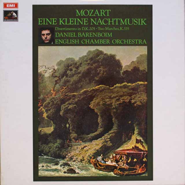 バレンボイムのモーツァルト/「アイネ・クライネ・ナハトムジーク」　英EMI　3320　LP レコード