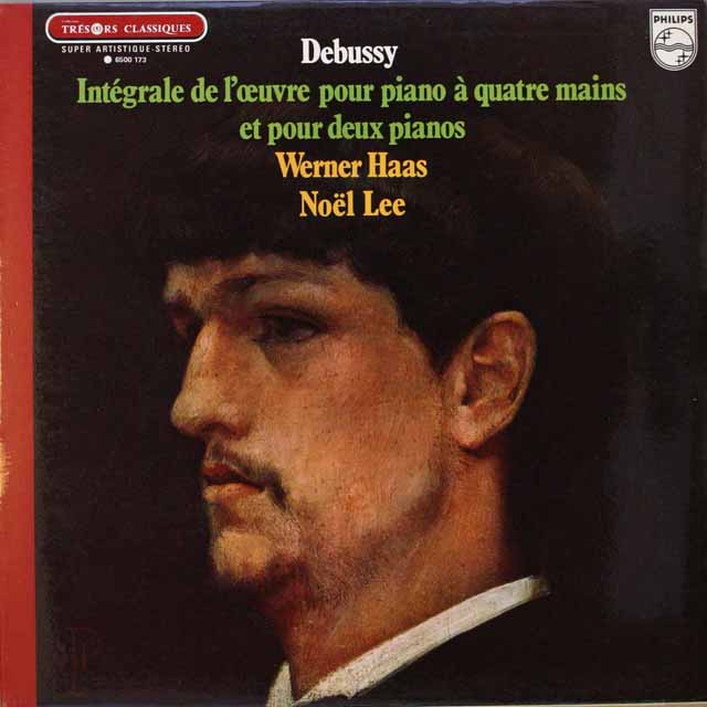 ハースのドビュッシー/2台のピアノのための作品集　仏PHILIPS　3691　LP レコード