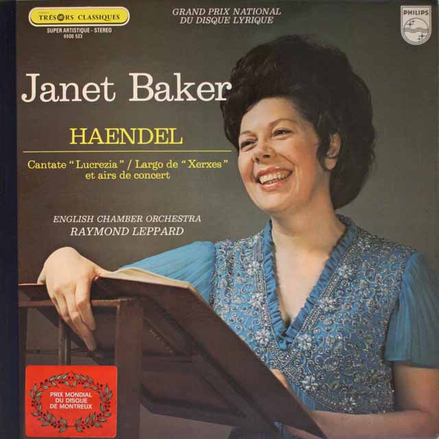 ベイカーのヘンデル/アリア集　仏PHILIPS　3320　LP レコード