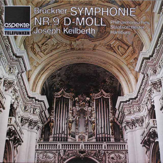 カイルベルトのブルックナー/交響曲第9番　独telefunken　3689　LP レコード