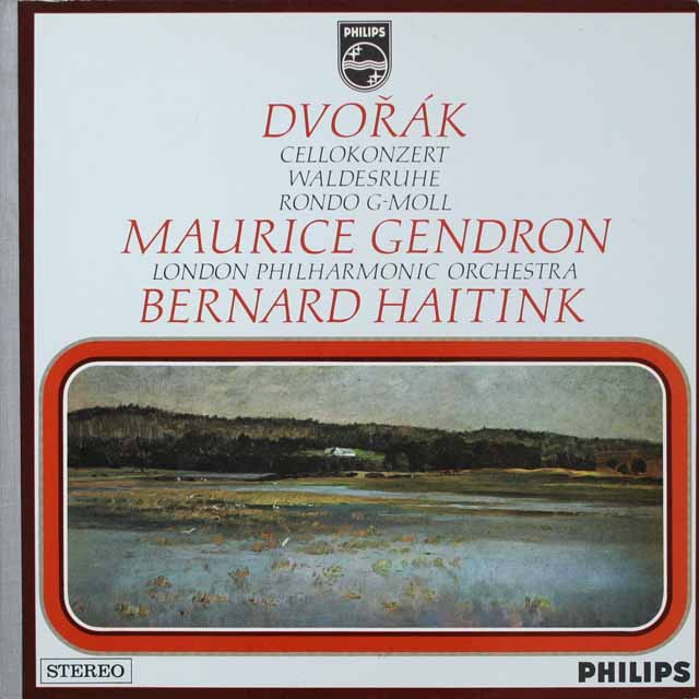 ジャンドロン、ハイティンクのドヴォルザーク/チェロ協奏曲ほか  蘭PHILIPS  3333　LP レコード