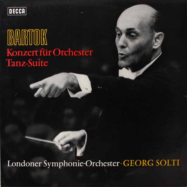 ショルティのバルトーク/管弦楽のための協奏曲ほか　独DECCA　3798　LP レコード