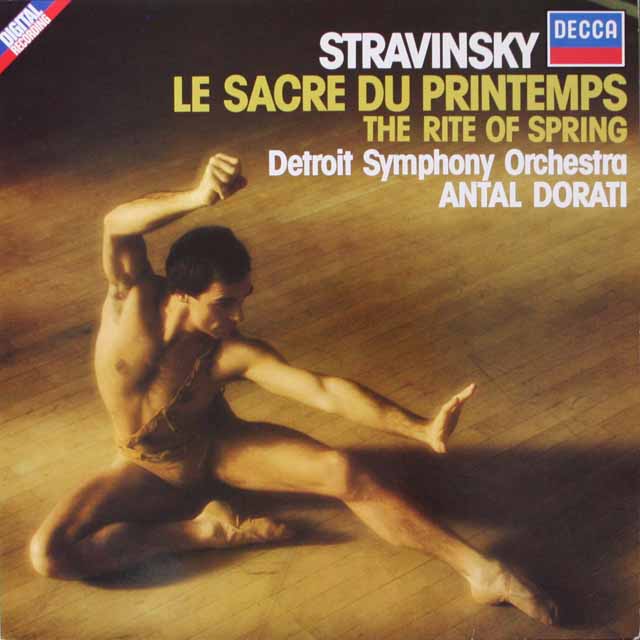 ドラティのストラヴィンスキー/「春の祭典」　独DECCA　3334　LP レコード