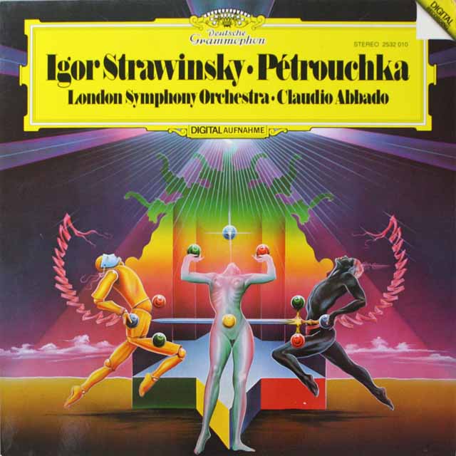 アバドのストラヴィンスキー/「ペトルーシュカ」　独DGG　3799　LP レコード