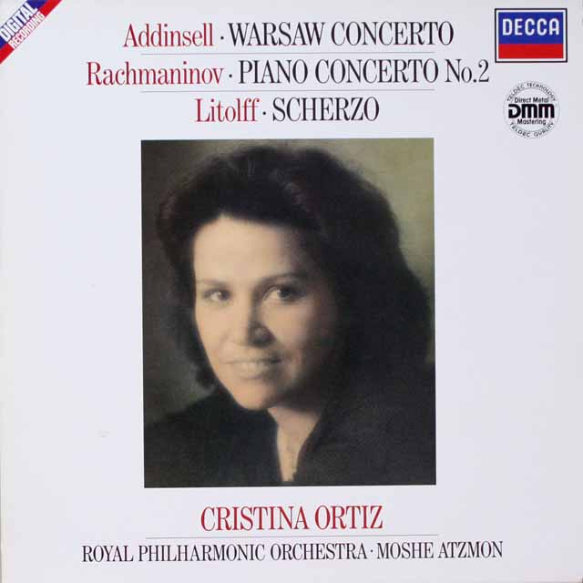 オルティスのラフマニノフ/ピアノ協奏曲第2番ほか　独DECCA　3321　LP レコード
