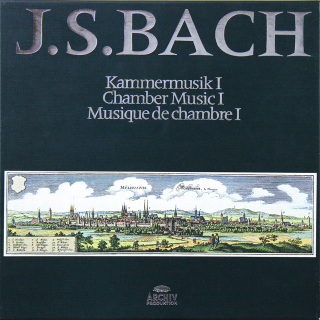 シェリングのバッハ/無伴奏ソナタ＆パルティータほか　独ARCHIV　3290　LP レコード