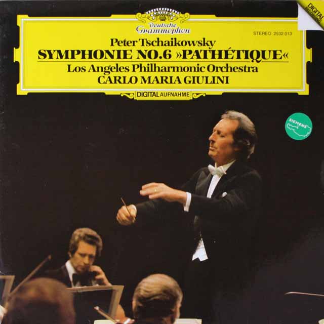 ジュリーニのチャイコフスキー/交響曲第6番「悲愴」　独DGG　3626　LP レコード