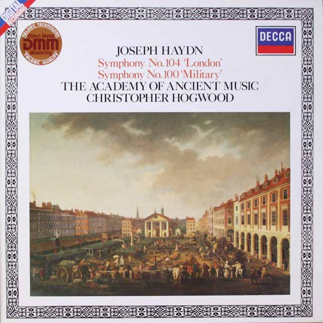 ホグウッドのハイドン/「ロンドン」、「軍隊」　独DECCA　3627　LP レコード