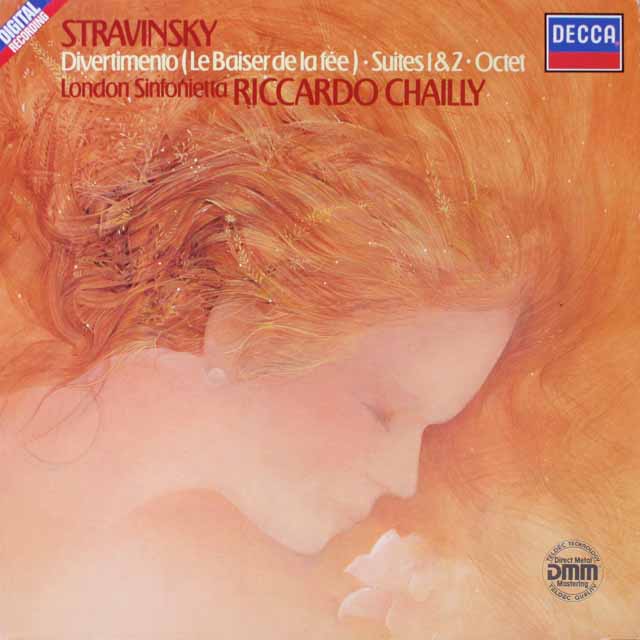 シャイーのストラヴィンスキー/「妖精のくちづけ」ほか　独DECCA　3627　LP レコード