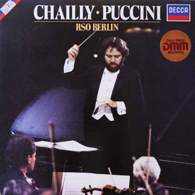 シャイーのプッチーニ/管弦楽曲集　独DECCA　3627　LP レコード