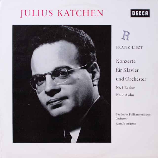 カッチェン、アルヘンタのリスト/ピアノ協奏曲第1、2番　独DECCA　3627　LP レコード