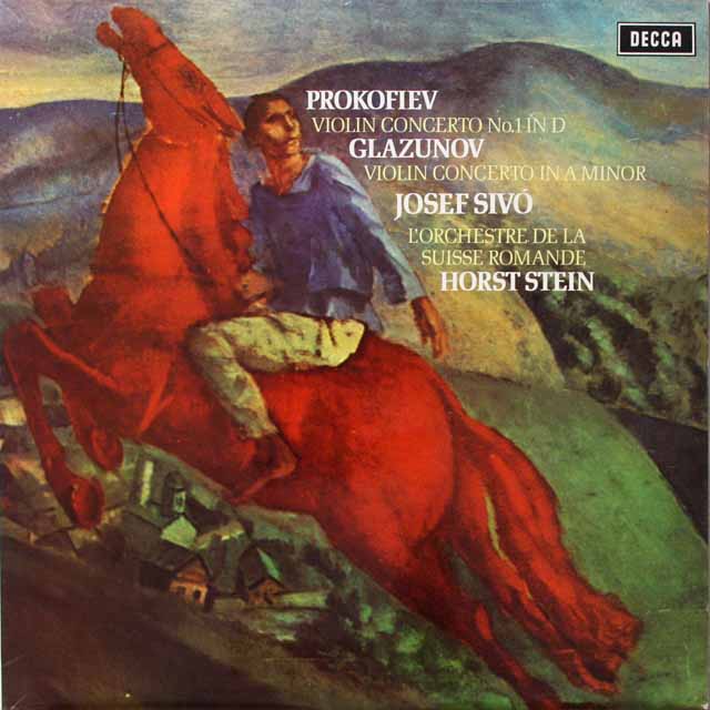 【オリジナル盤】　シヴォー、シュタインのプロコフィエフ/ヴァイオリン協奏曲ほか　英DECCA　3690　LP レコード