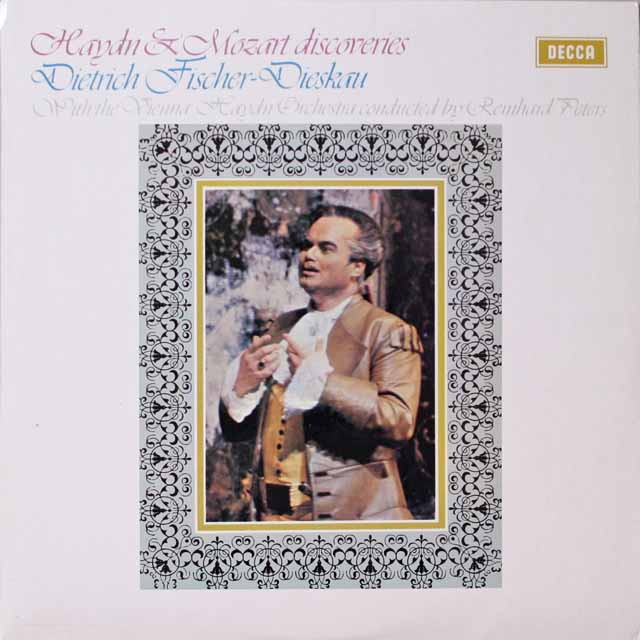 【オリジナル盤】　F=ディースカウのハイドン、モーツァルト/「珍しいアリア集」　英DECCA　3690　LP レコード