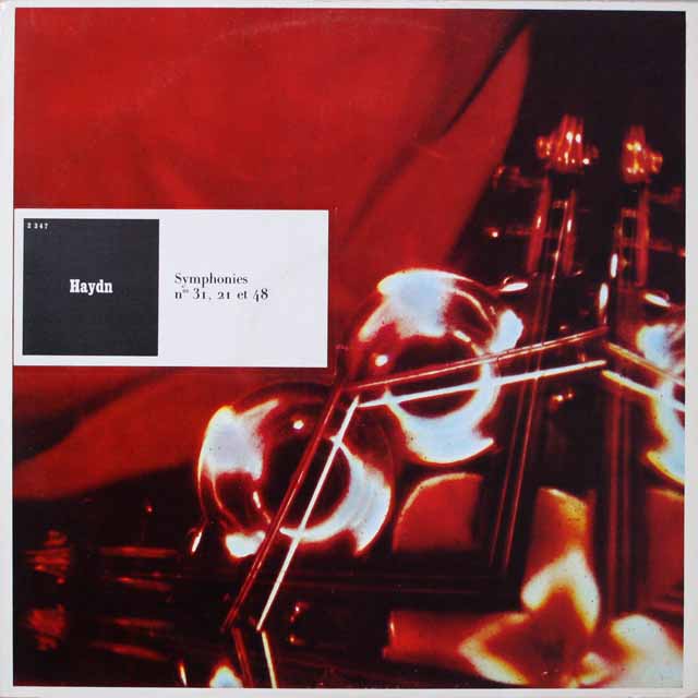 リステンパルトのハイドン/交響曲「ホルン信号」ほか　仏CF  2622　LP レコード