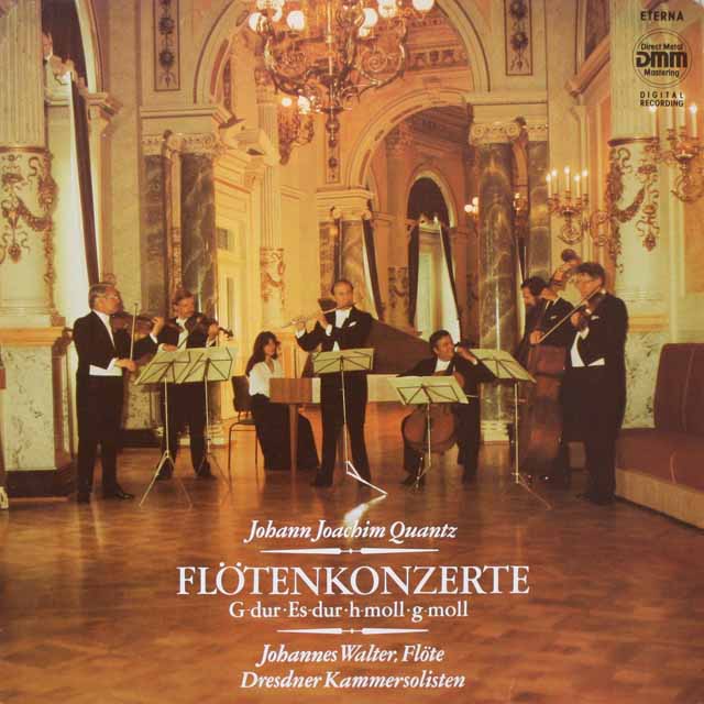 ヴァルターのクヴァンツ/フルート協奏曲集　独ETERNA　3797　LP レコード