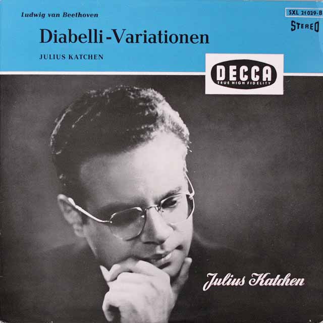 カッチェンのベートーヴェン/ディアベリ変奏曲　独DECCA　3796　LP レコード