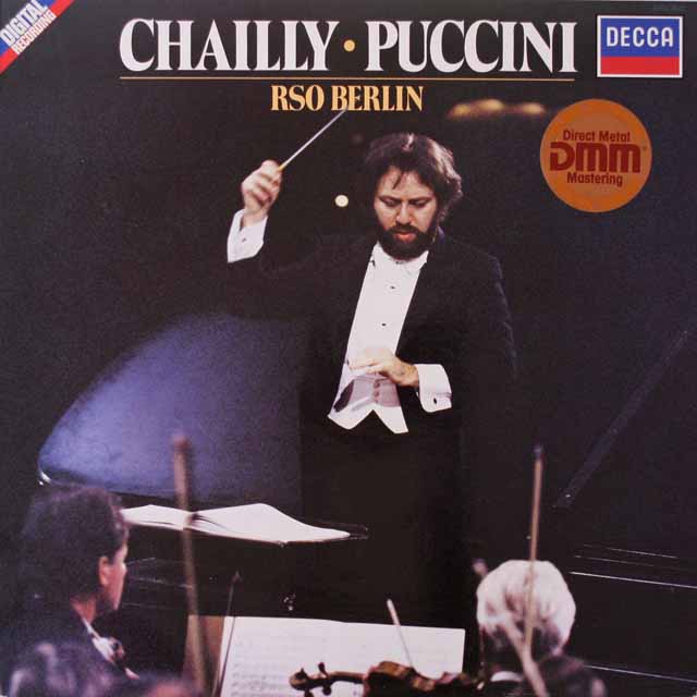 シャイーのプッチーニ/管弦楽曲集　独DECCA　3796　LP レコード