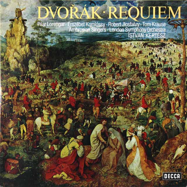 ケルテスのドヴォルザーク/レクイエム　独DECCA　3532　LP レコード