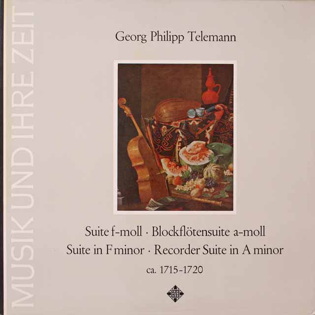 アーノンクール&ブリュッヘンのテレマン/組曲  独telefunken  2625　LP レコード