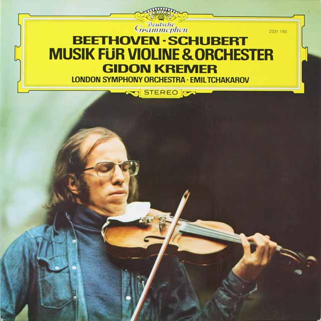 クレーメルのベートーヴェン、シューベルト/小品集　独DGG　3690　LP レコード