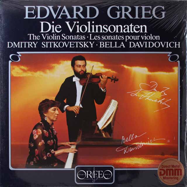 【未開封】　シトコヴェツキー、ダヴィドヴィチのグリーグ/ヴァイオリンソナタ集　独ORFEO　3795　LP レコード