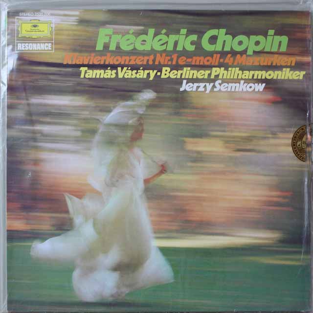 【未開封】　ヴァーシャリ、セムコフのショパン/ピアノ協奏曲第1番ほか　独DGG　3795　LP レコード