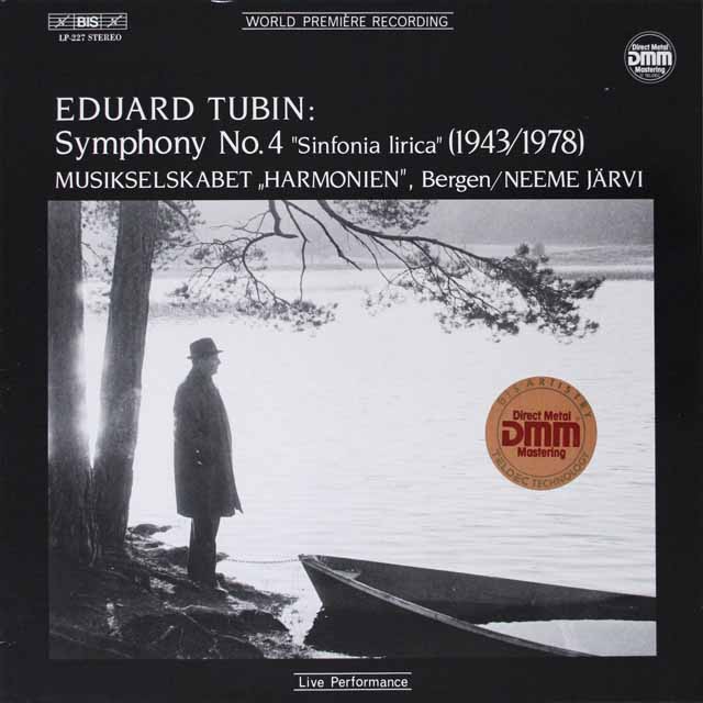 ヤルヴィのトゥビン/交響曲第4番「シンフォニア・リリカ」　独BIS 　2628　LP レコード