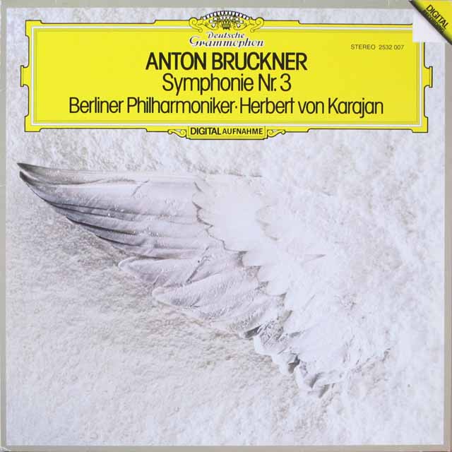 カラヤンのブルックナー/交響曲第3番（1888/89版）　独DGG　3689　LP レコード