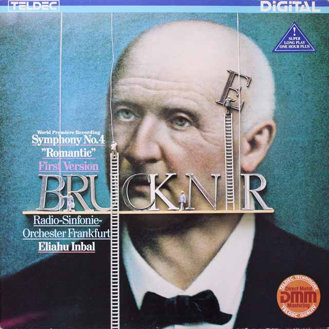 インバルのブルックナー/交響曲第4番「ロマンティック」（初稿）　独TELDEC　3795　LP レコード