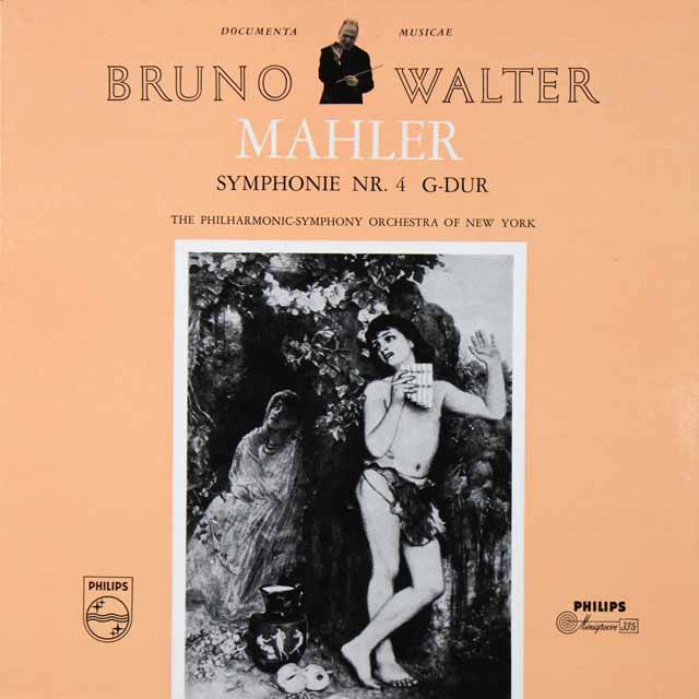 ワルターのマーラー/交響曲第4番　蘭PHILIPS　3532　LP レコード