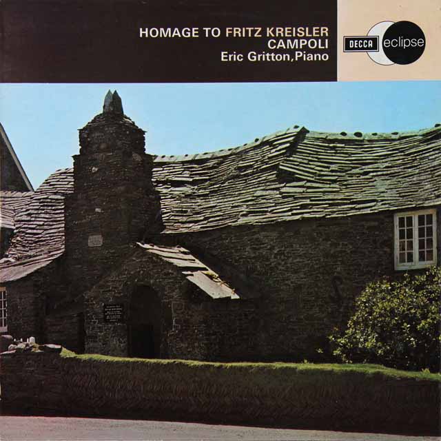 カンポリ、グリットンのクライスラーへのオマージュ　英DECCA　3606　LP レコード