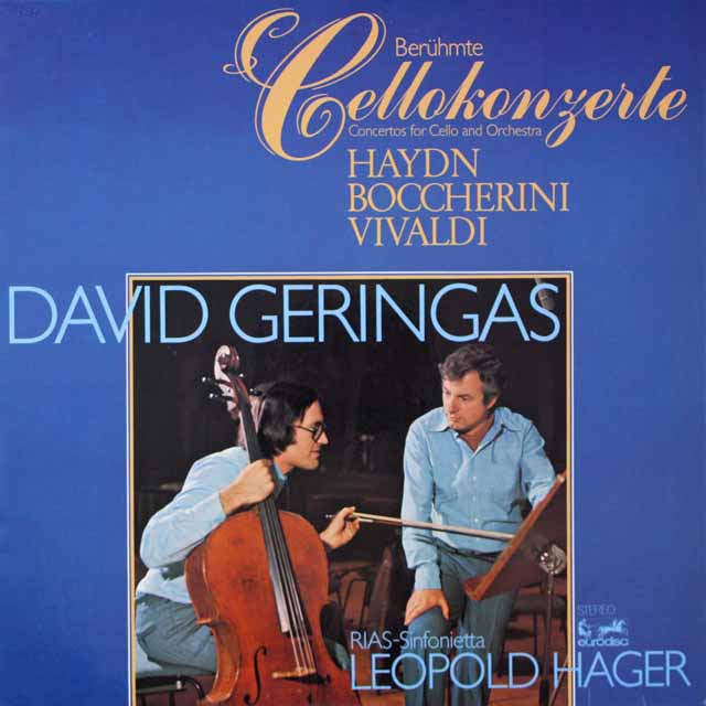 ゲリンガスのハイドン/チェロ協奏曲第1番ほか　独EURODISC　3688　LP レコード