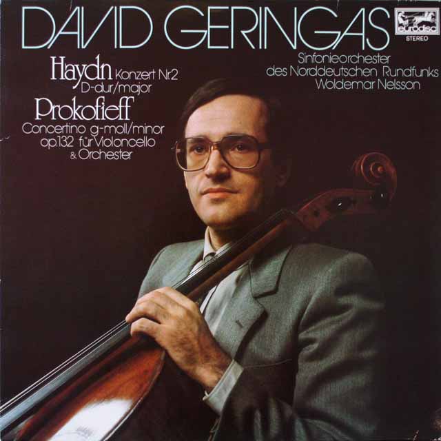 ゲリンガスのハイドン、プロコフィエフ/チェロ協奏曲　独EURODISC　3688　LP レコード